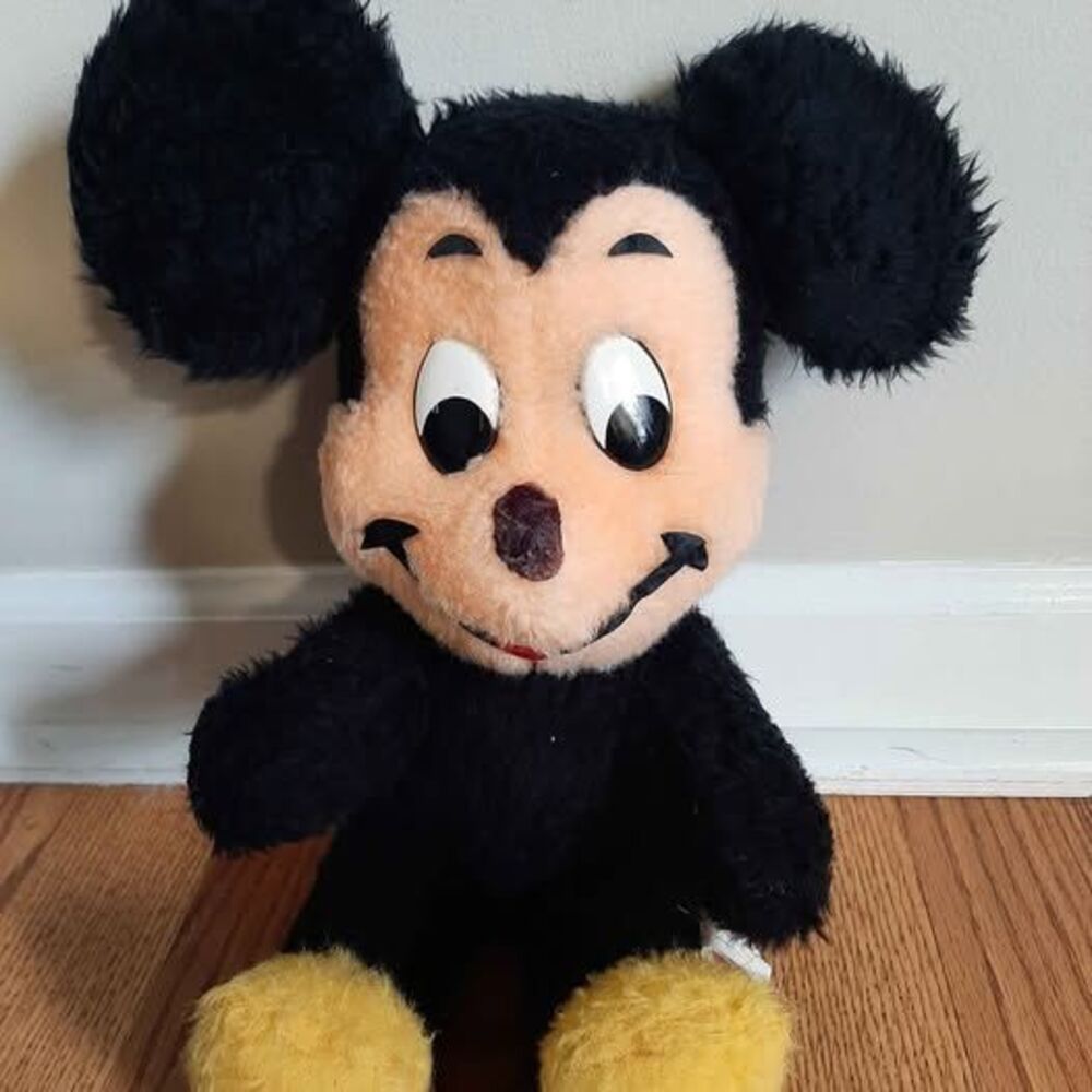 Vintage 50's Mickey Mouse plush Walt Disney Characters
